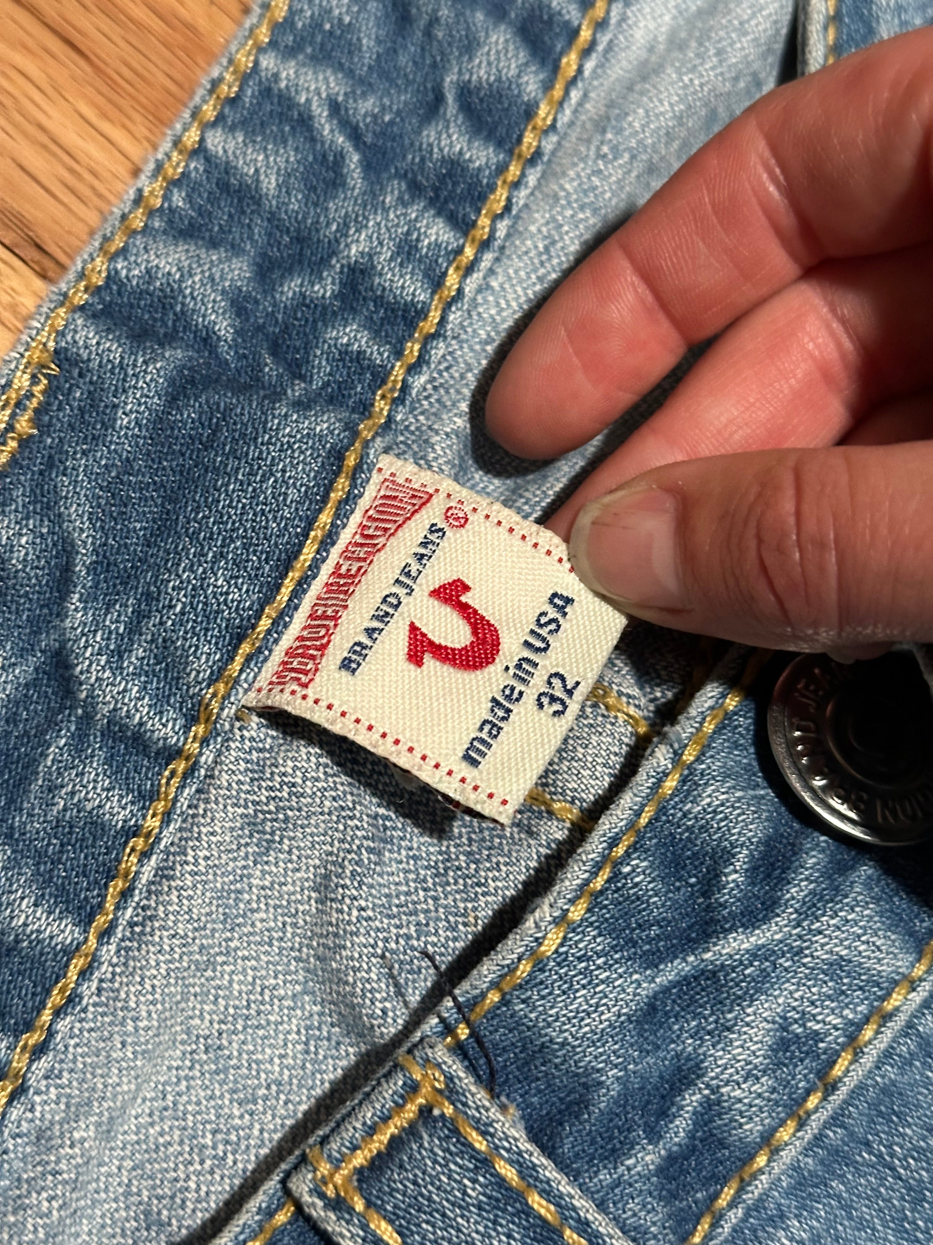 Vintage True Religion Jeans Y2K Size 32 Womens