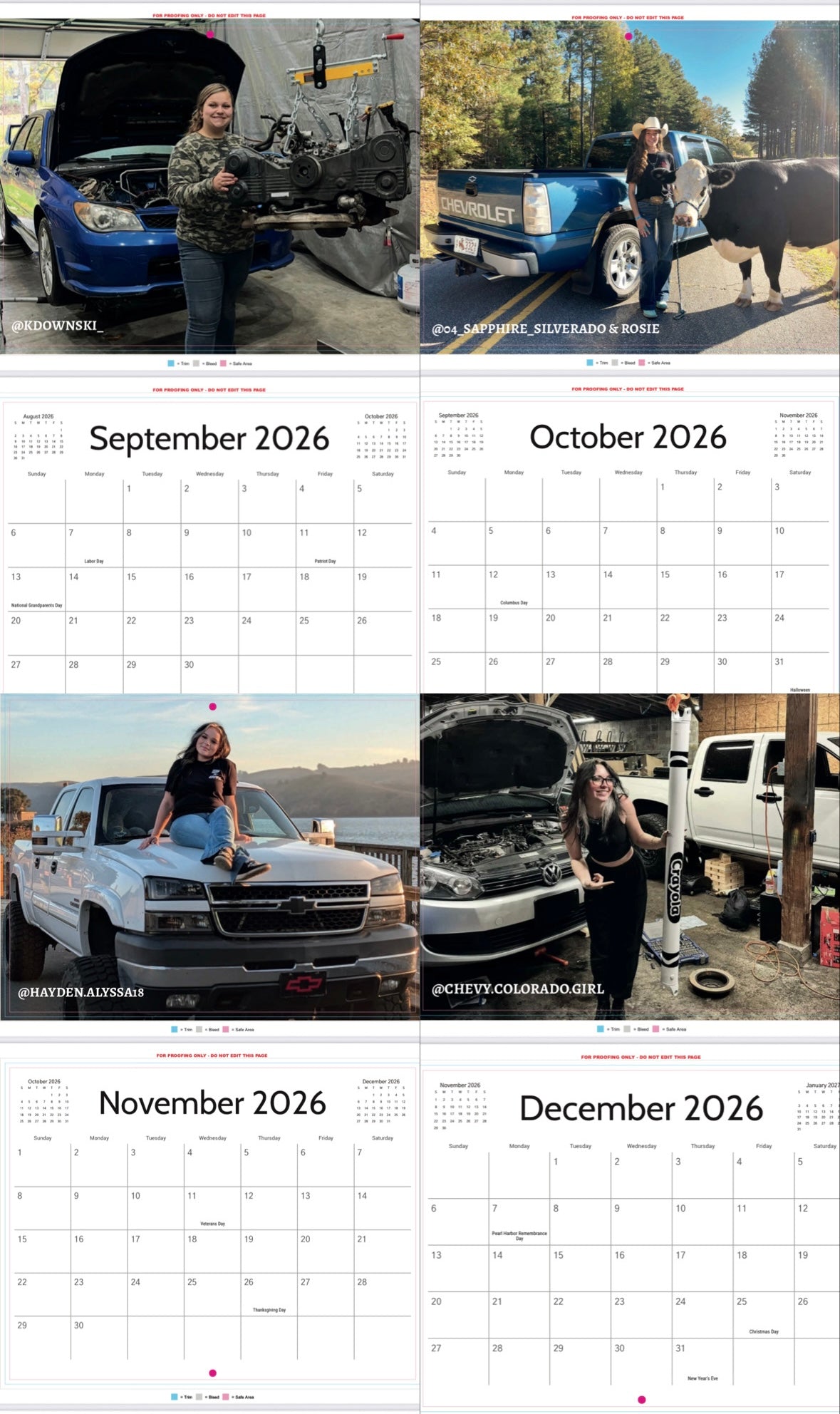 Lead By Example 2026 Calendar