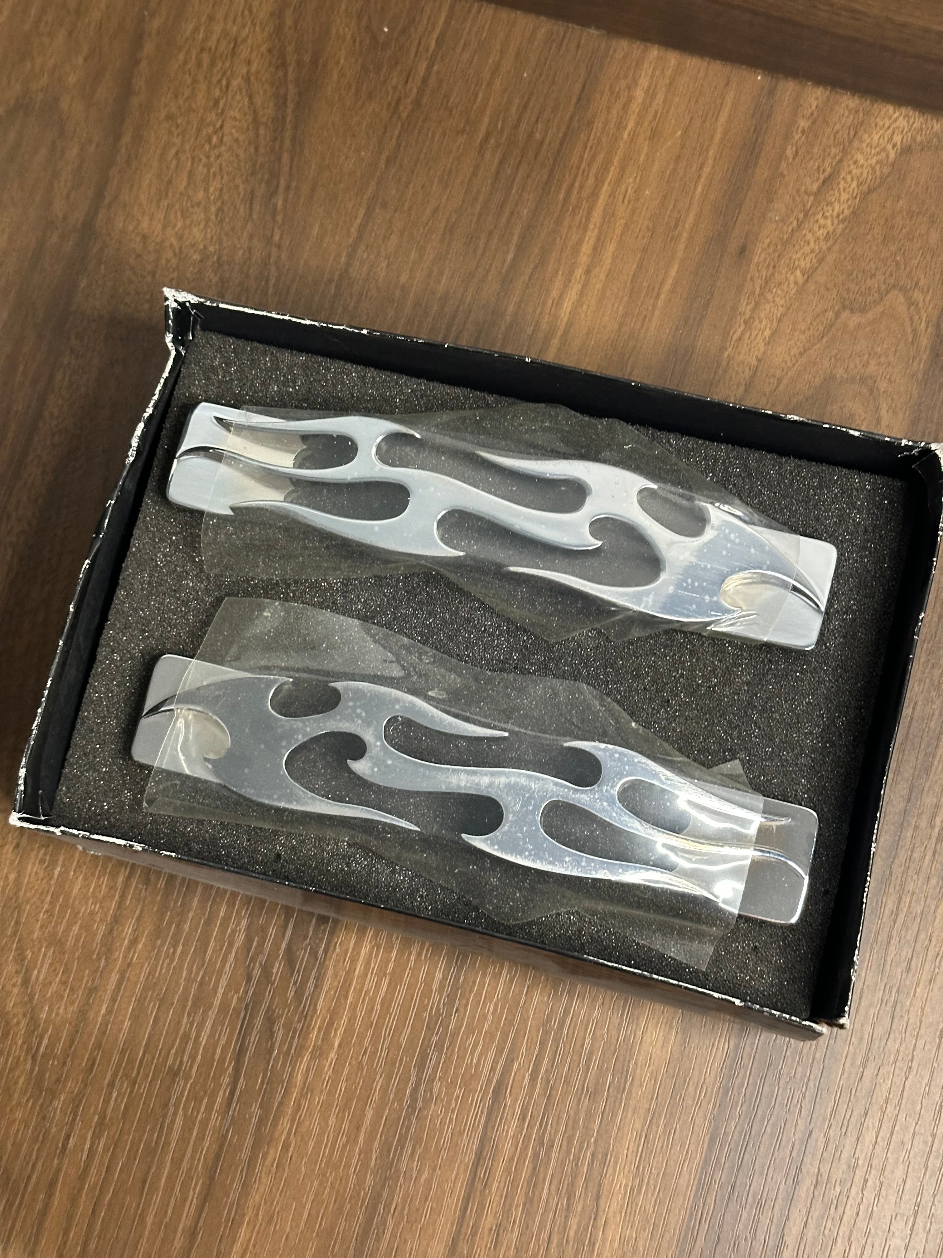 04-14 Ford F150 Grippin Billet Door Handles Tribal Flame