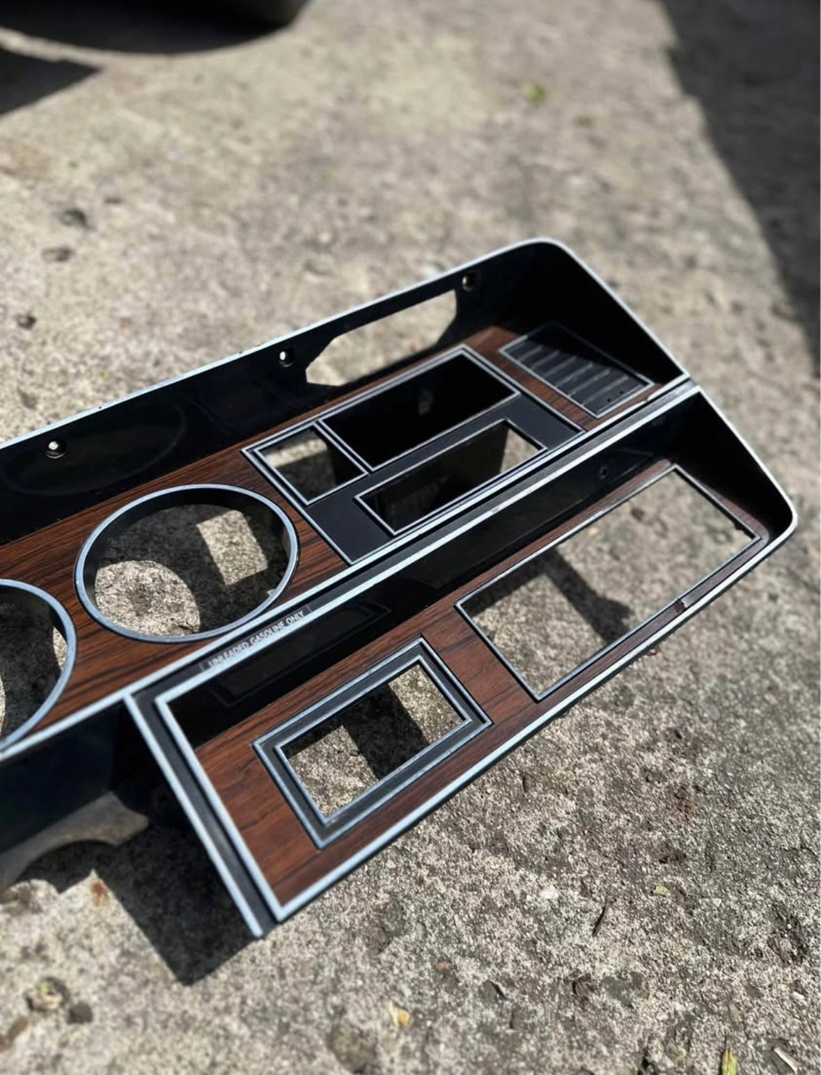 81-93 Dodge Ram Woodgrain Dash Bezel