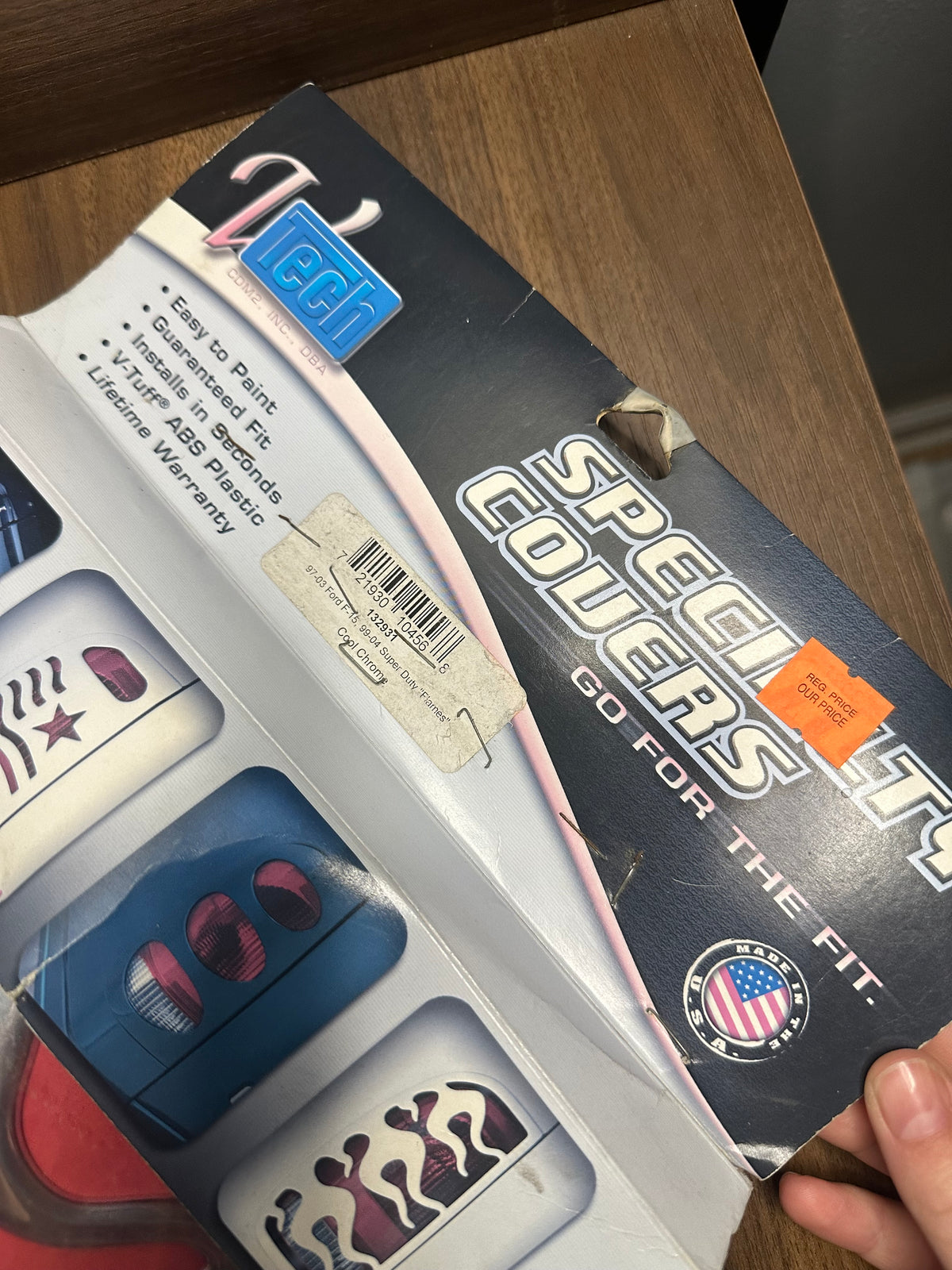 Ford Chrome Flame Tail Light Covers