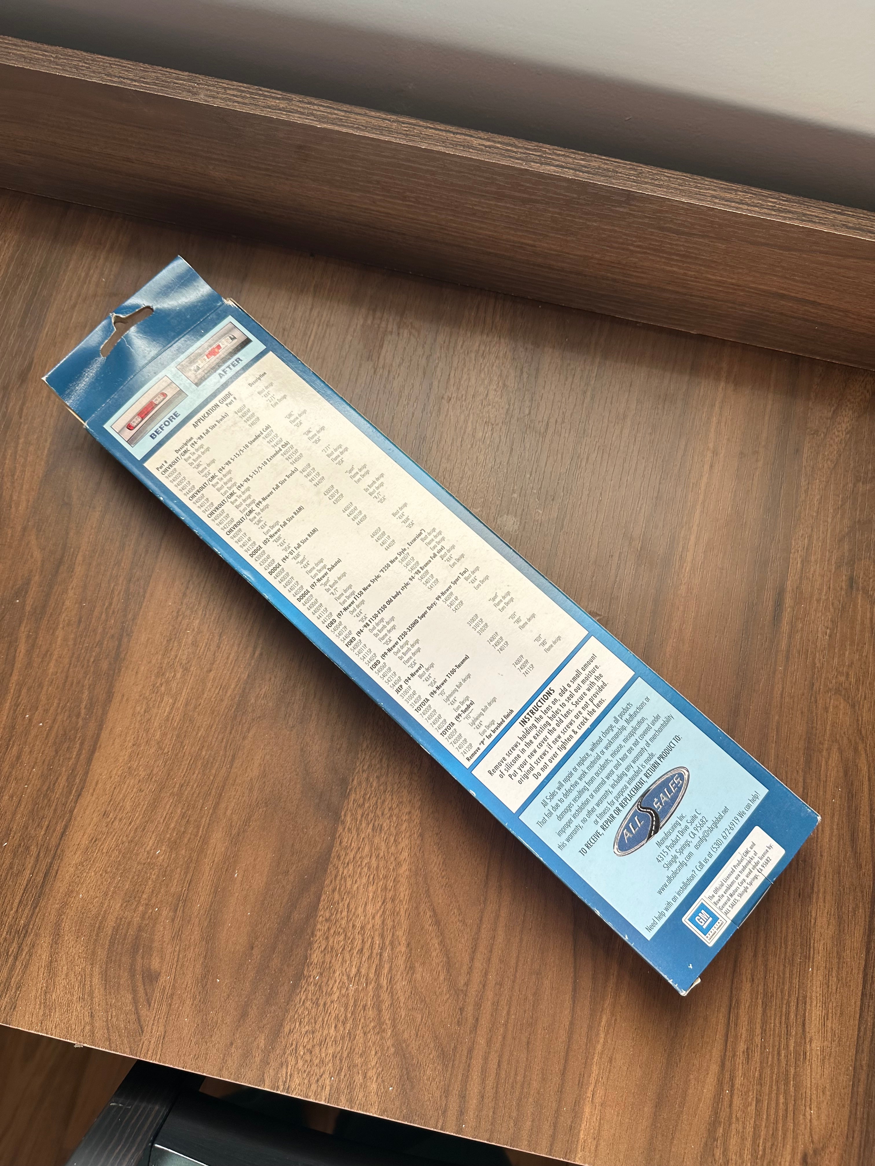 99-04 Toyota Tundra Billet Third Brake Light Cover