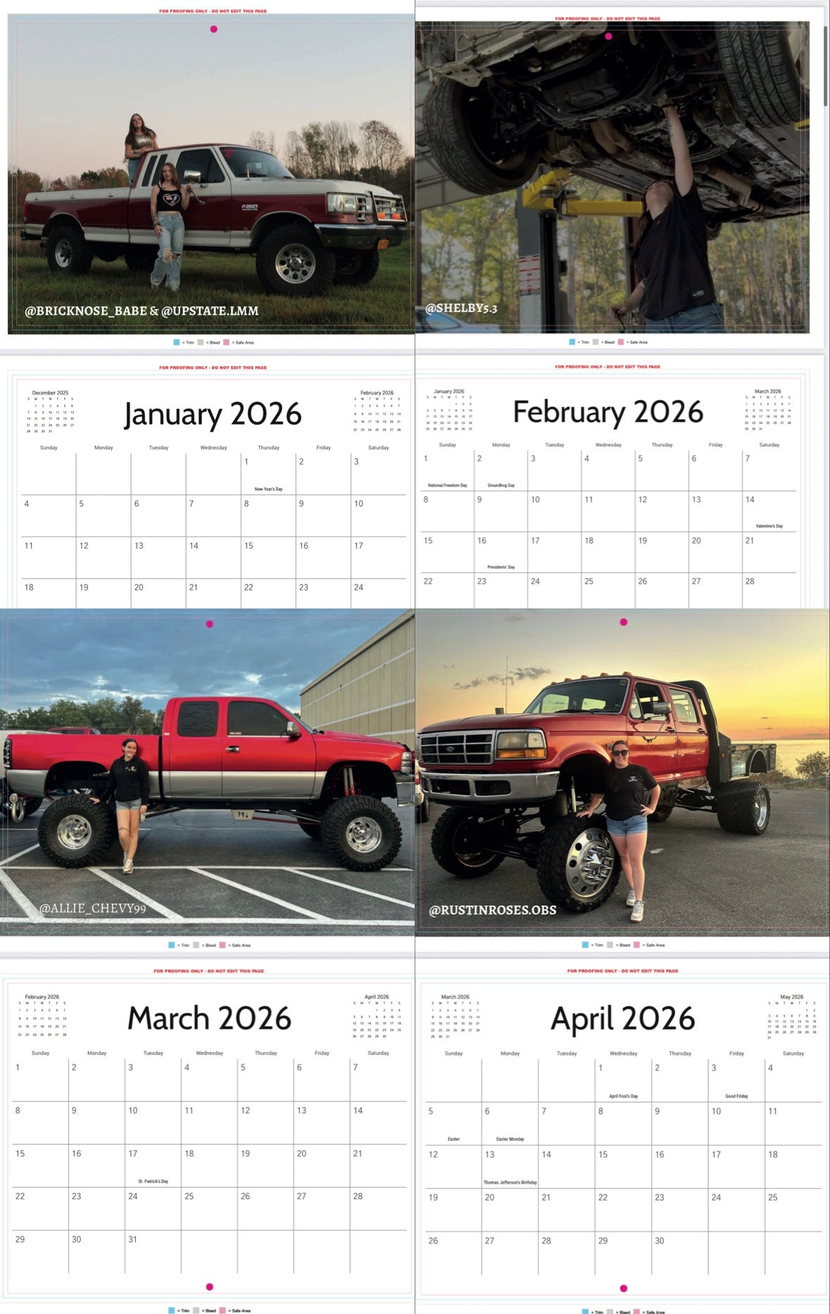 Lead By Example 2026 Calendar