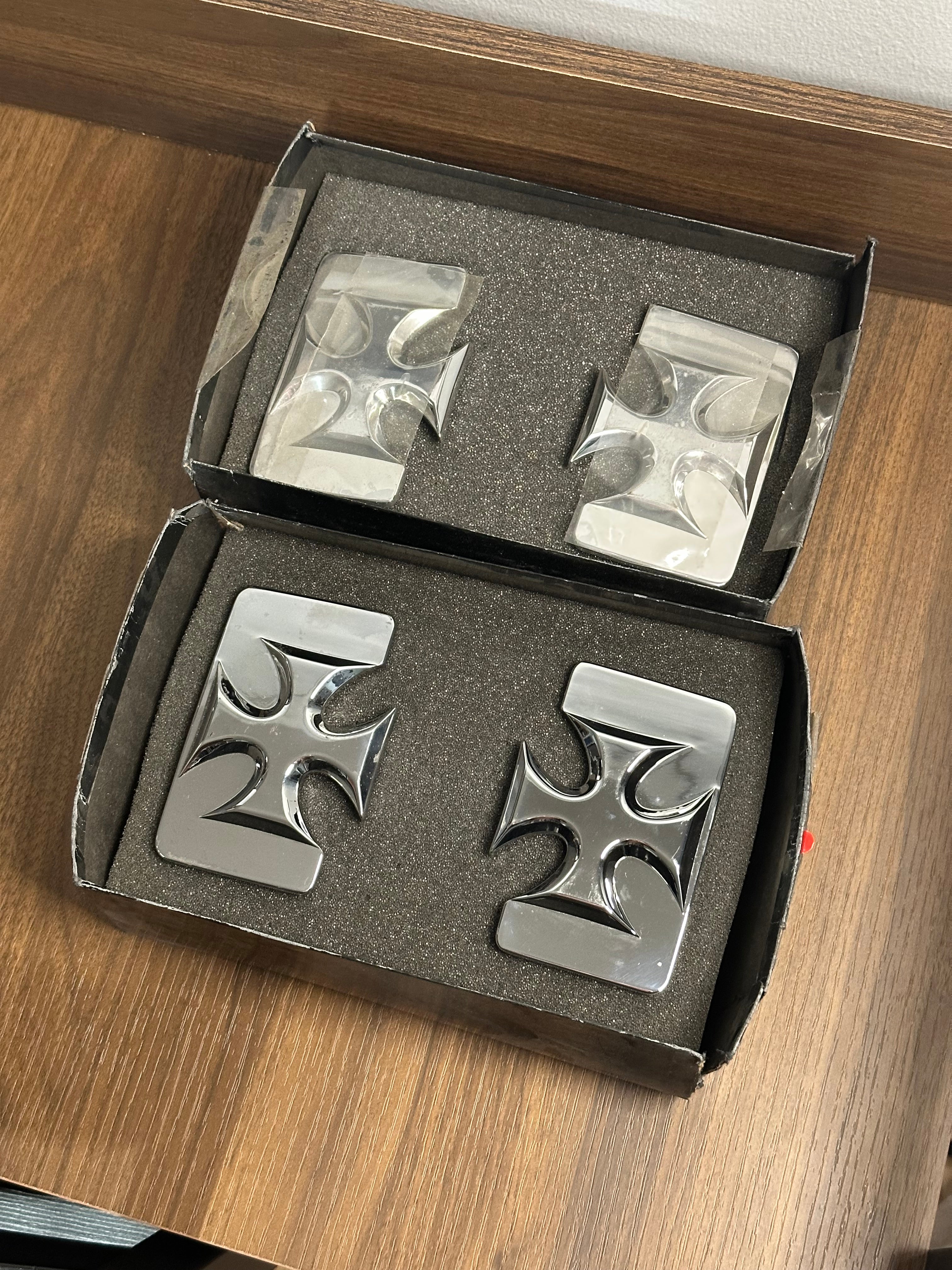 99-16 Ford F-250 F-350 Excursion Grippin Billet Iron Cross 4 Door Handles