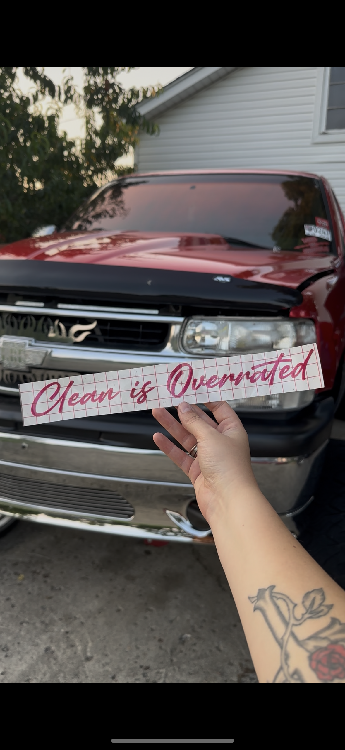 Clean Is Overrated Decal