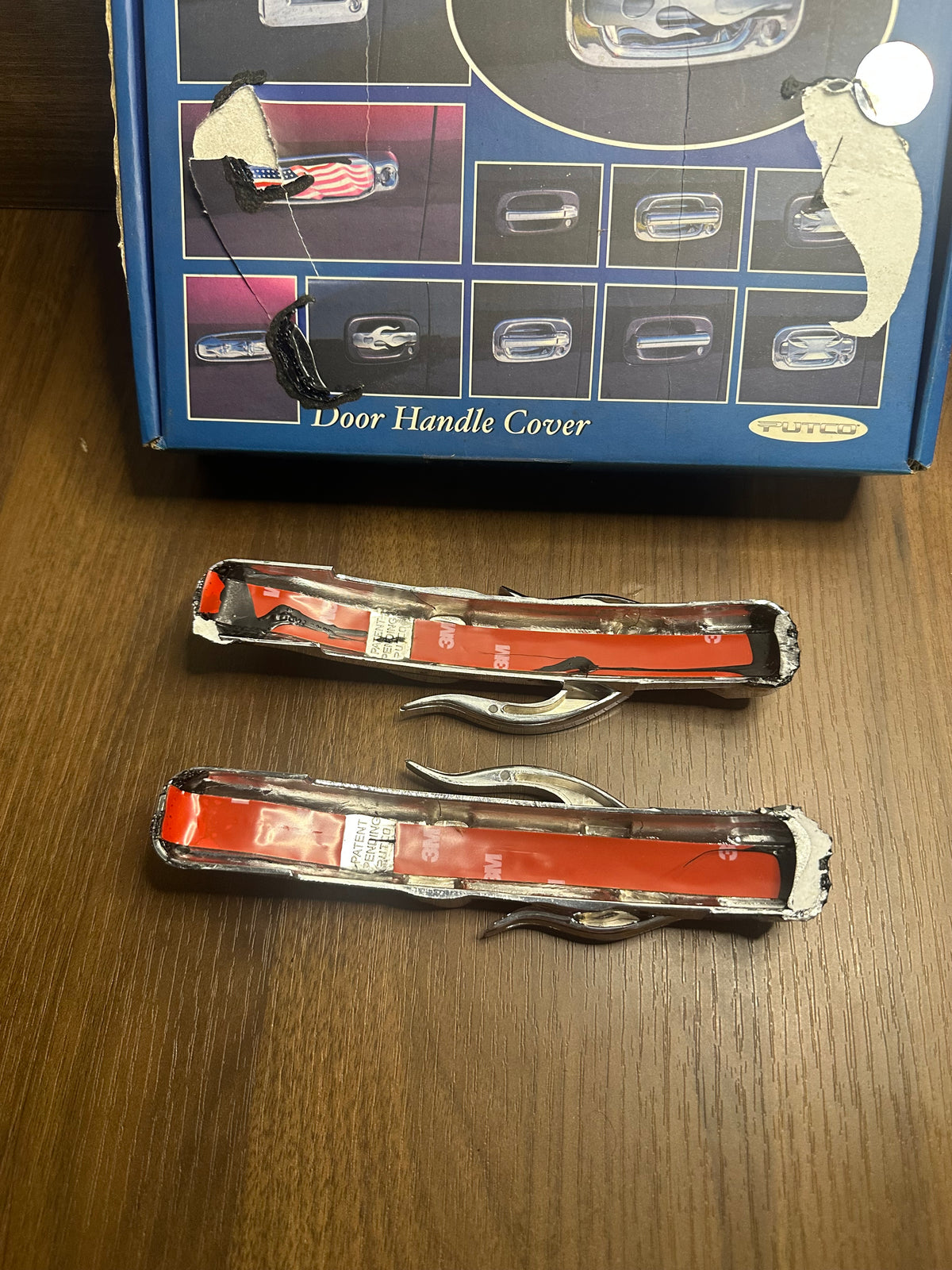 Chrome Flame Door Handles Covers - 99-06 Chevy/GMC 2 Door