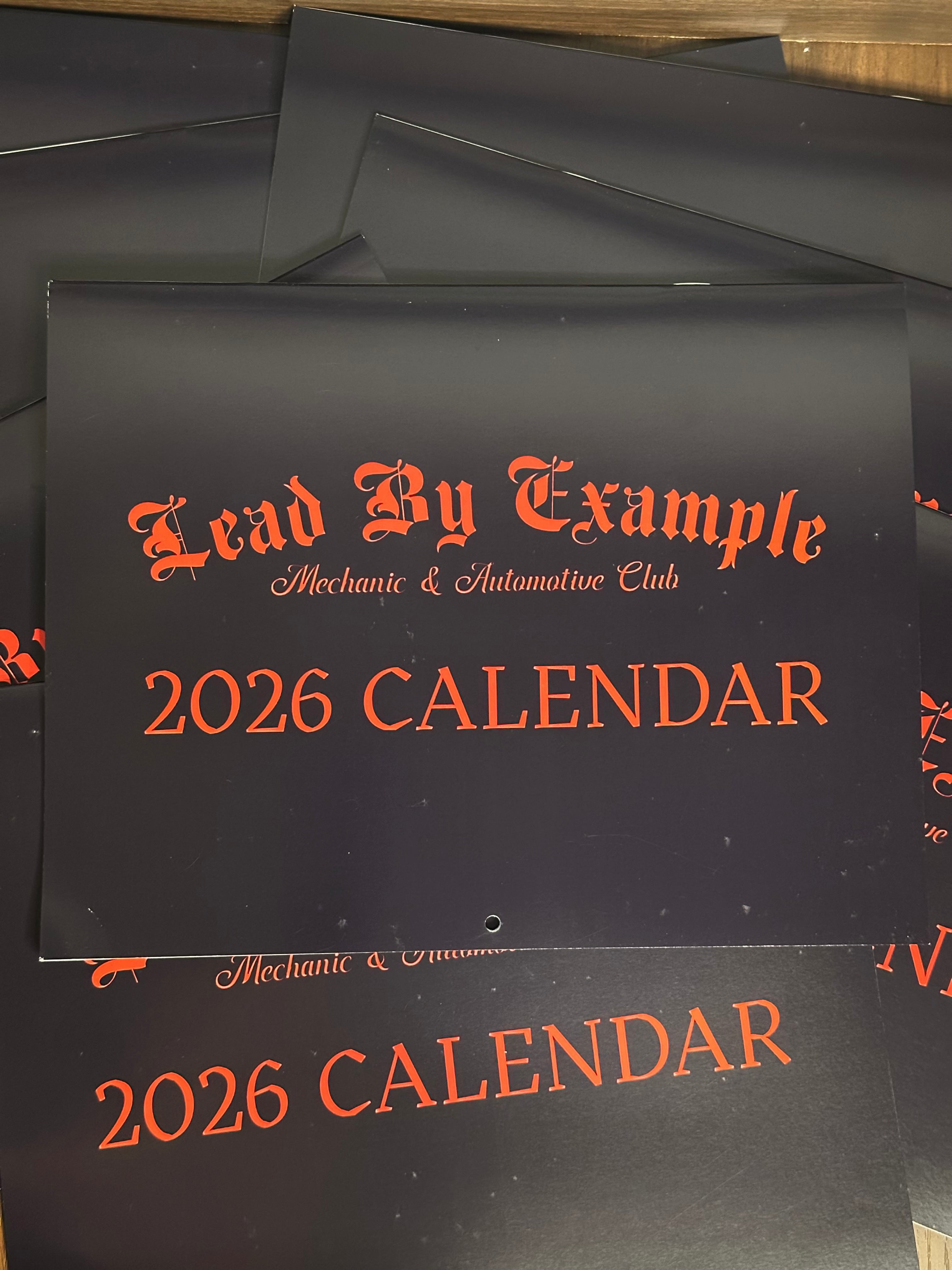 Lead By Example 2026 Calendar