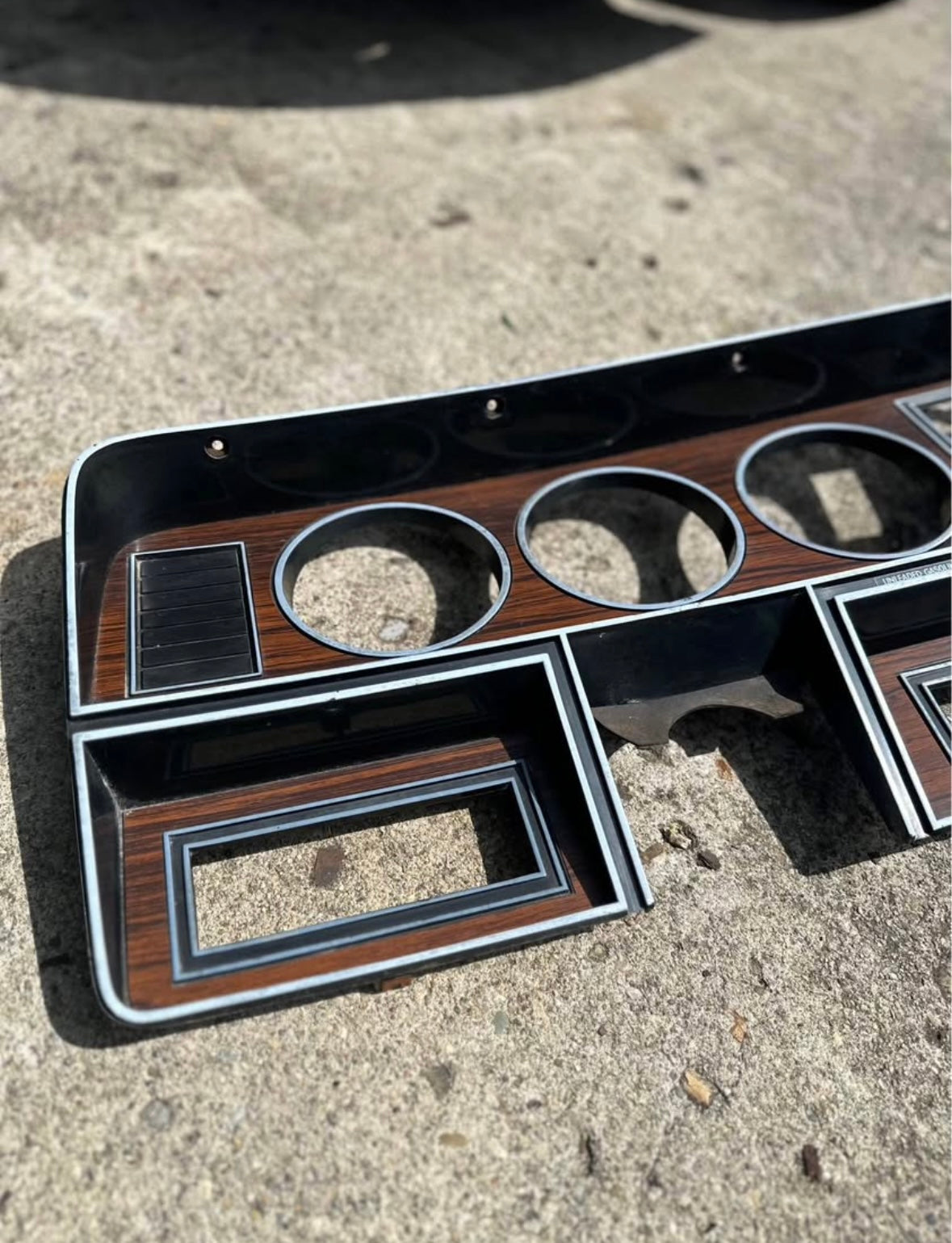 81-93 Dodge Ram Woodgrain Dash Bezel