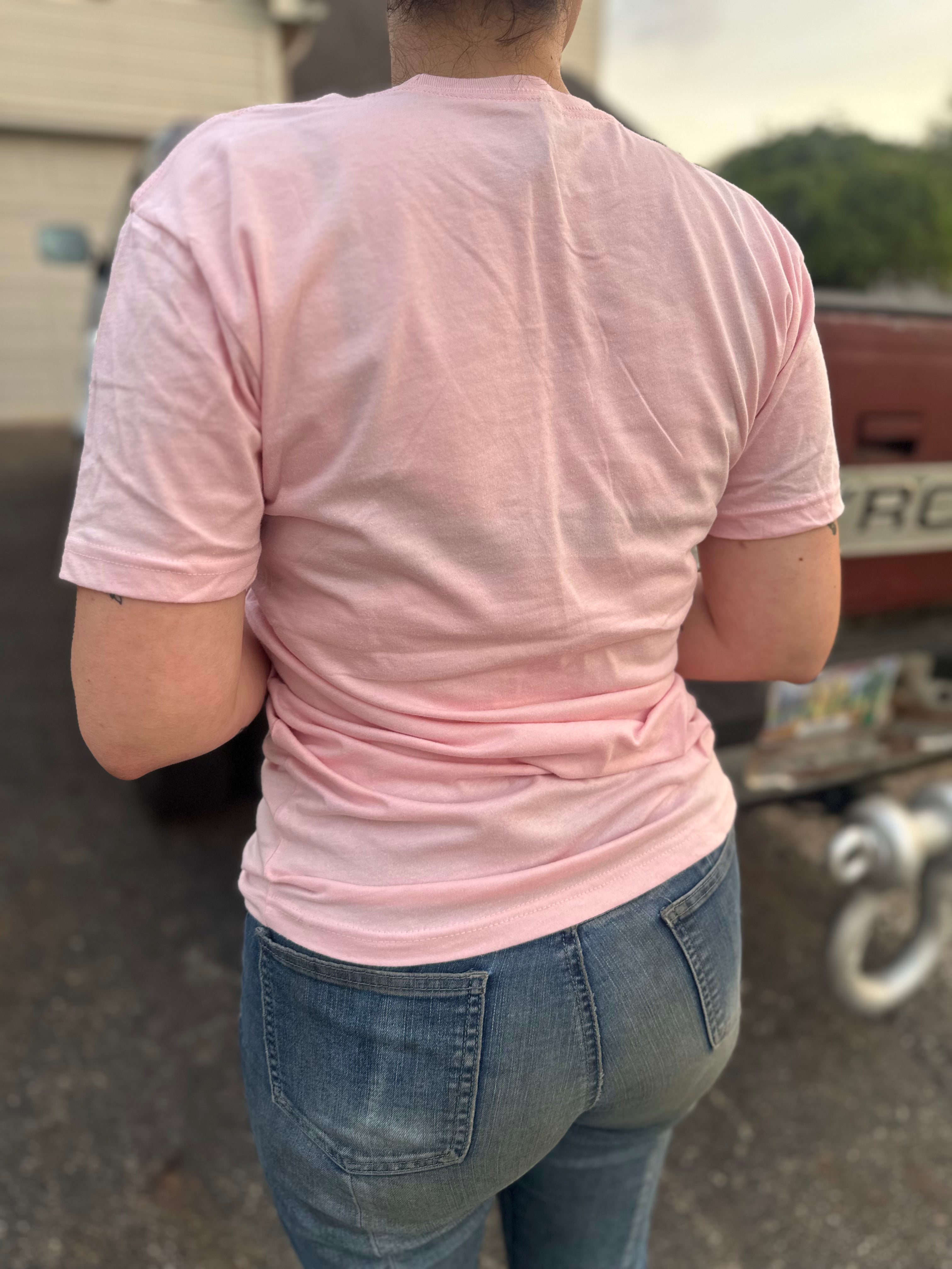 Pink Western Tee
