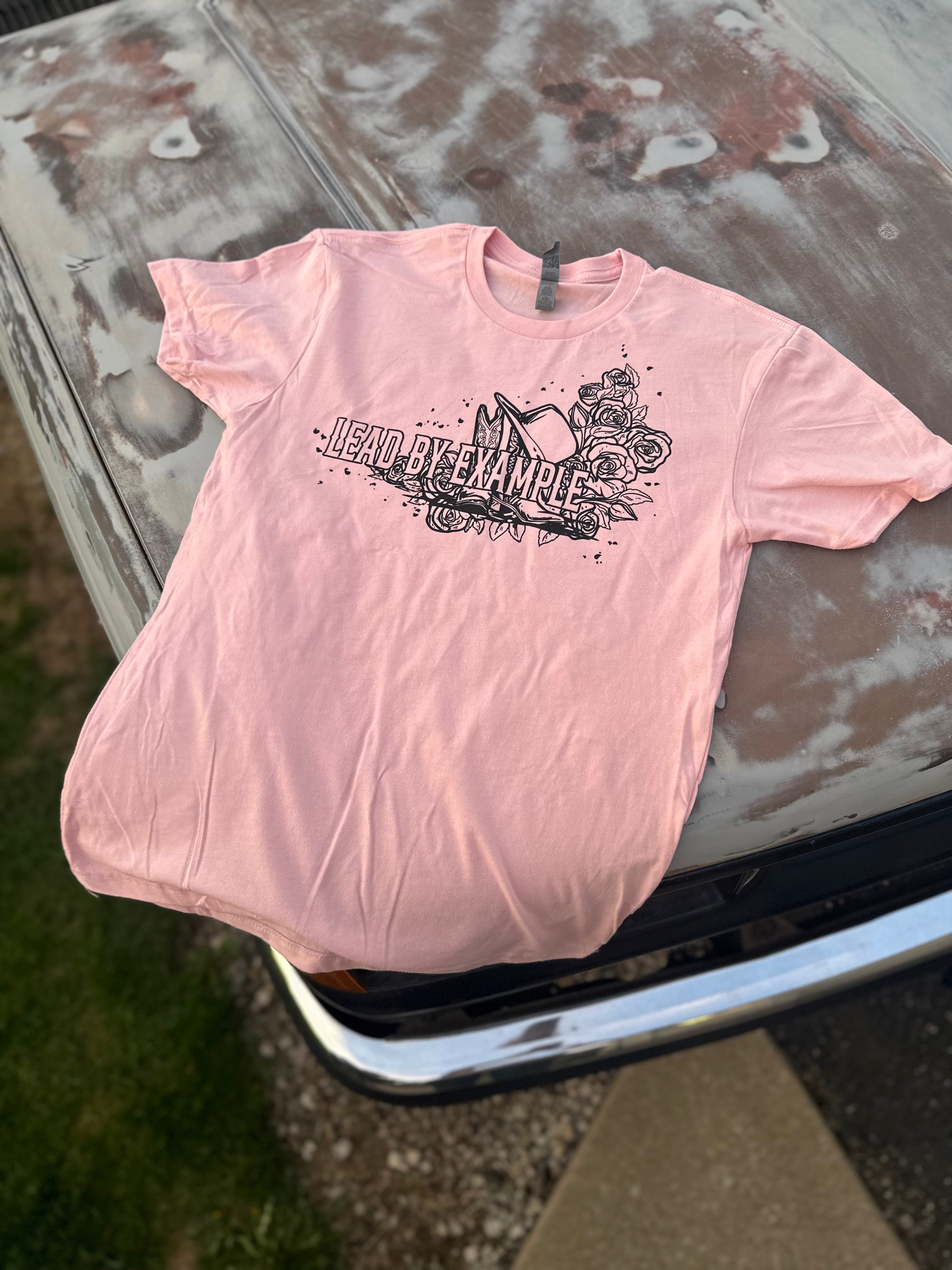 Pink Western Tee